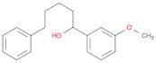 1-(3-Methoxyphenyl)-5-phenylpentan-1-ol