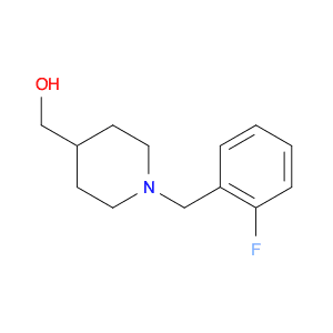 4-Piperidinemethanol, 1-[(2-fluorophenyl)methyl]-