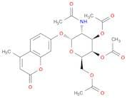 4-Methylumbelliferyl 2-Acetamido-2-deoxy-3,4,6-tri-O-acetyl-a-D-Glucopyranoside