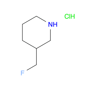Piperidine, 3-(fluoromethyl)-, hydrochloride (1:1)