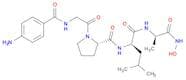(2R)-2-((2R)-2-((S)-1-(2-(4-Aminobenzamido)acetyl)pyrrolidine-2-carboxamido)-5-(hydroxyamino)-4-me…
