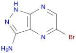 1H-Pyrazolo[3,4-b]pyrazin-3-amine, 5-bromo-