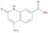 4-Methyl-2-oxo-1,2-dihydroquinoline-7-carboxylic acid