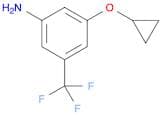 Benzenamine, 3-(cyclopropyloxy)-5-(trifluoromethyl)-