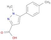 1-Methyl-5-(p-tolyl)-1H-pyrazole-3-carboxylic acid