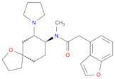 2-(Benzofuran-4-yl)-N-methyl-N-((5R,7S,8S)-7-(pyrrolidin-1-yl)-1-oxaspiro[4.5]decan-8-yl)acetamide