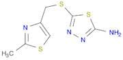 5-([(2-Methyl-1,3-thiazol-4-yl)methyl]thio)-1,3,4-thiadiazol-2-amine
