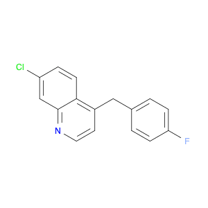 Quinoline, 7-chloro-4-[(4-fluorophenyl)methyl]-