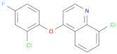 Quinoline, 8-chloro-4-(2-chloro-4-fluorophenoxy)-