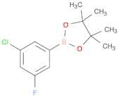 3-Chloro-5-fluoro-(4,4,5,5-tetramethyl-1,3,2-dioxaborolan-2-yl)benzene