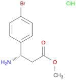 Benzenepropanoic acid, β-amino-4-bromo-, methyl ester, hydrochloride (1:1), (βS)-