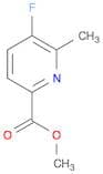 2-Pyridinecarboxylic acid, 5-fluoro-6-methyl-, methyl ester