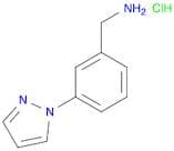 [3-(1H-Pyrazol-1-yl)phenyl]methanamine hydrochloride