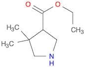 3-Pyrrolidinecarboxylic acid, 4,4-dimethyl-, ethyl ester
