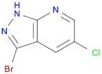 1H-Pyrazolo[3,4-b]pyridine, 3-bromo-5-chloro-