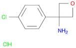 3-Oxetanamine, 3-(4-chlorophenyl)-, hydrochloride (1:1)