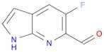 1H-Pyrrolo[2,3-b]pyridine-6-carboxaldehyde, 5-fluoro-
