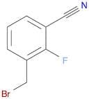 3-(Bromomethyl)-2-fluorobenzonitrile