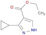 1H-Pyrazole-4-carboxylic acid, 3-cyclopropyl-, ethyl ester