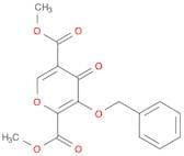 4H-Pyran-2,5-dicarboxylic acid, 4-oxo-3-(phenylmethoxy)-, 2,5-dimethyl ester
