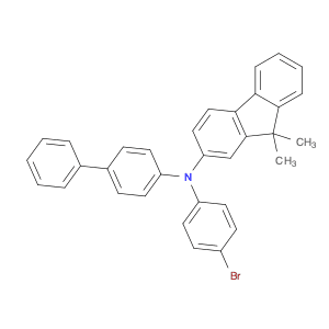 9H-Fluoren-2-amine, N-[1,1'-biphenyl]-4-yl-N-(4-bromophenyl)-9,9-dimethyl-