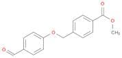 Benzoic acid, 4-[(4-formylphenoxy)methyl]-, methyl ester