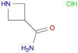 3-Azetidinecarboxamide, hydrochloride (1:1)