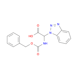 1H-Benzotriazole-1-acetic acid, α-[[(phenylmethoxy)carbonyl]amino]-