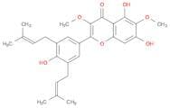 4H-1-Benzopyran-4-one, 5,7-dihydroxy-2-[4-hydroxy-3,5-bis(3-methyl-2-buten-1-yl)phenyl]-3,6-dimeth…