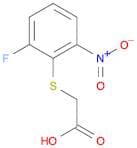 2-((2-Fluoro-6-nitrophenyl)thio)acetic acid