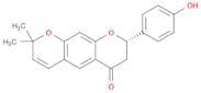 2H,6H-Benzo[1,2-b:5,4-b']dipyran-6-one, 7,8-dihydro-8-(4-hydroxyphenyl)-2,2-dimethyl-, (8S)-
