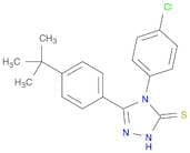 5-(4-(tert-Butyl)phenyl)-4-(4-chlorophenyl)-4H-1,2,4-triazole-3-thiol