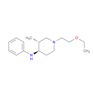 4-Piperidinamine, 1-(2-ethoxyethyl)-3-methyl-N-phenyl-, trans- (9CI)