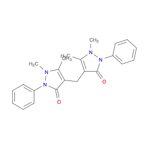 3H-​Pyrazol-​3-​one, 4,​4'-​methylenebis[1,​2-​dihydro-​1,​5-​dimethyl-​2-​phenyl-