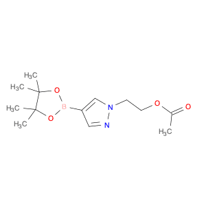 Acetic acid 2-[4-(4,4,5,5-tetramethyl-[1,3,2]dioxaborolan-2-yl)-pyrazol-1-yl]-ethyl ester