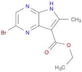 2-Bromo-6-methyl-5h-pyrrolo[2,3-b]pyrazine-7-carboxylic acid ethyl ester