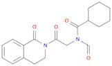 N-[2-(3,4-Dihydro-1-oxo-2(1H)-isoquinolinyl)-2-oxoethyl]-N-formyl-cyclohexanecarboxamide