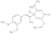 2,5-Cyclohexadien-1-one, 4-[2-(3,4-dimethoxyphenyl)-1-methylethenyl]-4,5-dimethoxy-2-(2-propen-1-y…