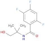 2,4,5-TRIFLUORO-N-(1-HYDROXY-2-METHYLPROPAN-2-YL)BENZAMIDE