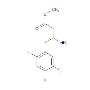 Benzenebutanoic acid, β-amino-2,4,5-trifluoro-, methyl ester