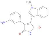 1H-Pyrrole-2,5-dione, 3-(3-aminophenyl)-4-(1-methyl-1H-indol-3-yl)-