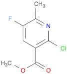 3-Pyridinecarboxylic acid, 2-chloro-5-fluoro-6-methyl-, methyl ester