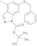 1H-Indazole-1-carboxylic acid, 4-fluoro-6-(phenylmethoxy)-, 1,1-dimethylethyl ester