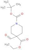 1,4-Piperidinedicarboxylic acid, 4-formyl-, 1-(1,1-dimethylethyl) 4-ethyl ester