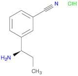 Benzonitrile, 3-[(1R)-1-aminopropyl]-, hydrochloride (1:1)