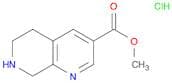 1,7-Naphthyridine-3-carboxylic acid, 5,6,7,8-tetrahydro-, methyl ester, hydrochloride (1:1)