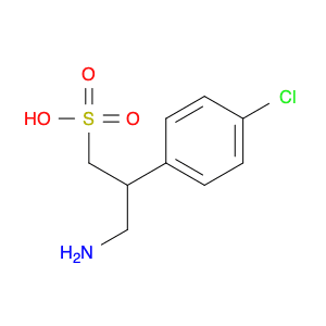 Benzeneethanesulfonic acid, β-(aminomethyl)-4-chloro-