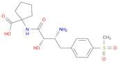 Cyclopentanecarboxylic acid, 1-[[(2S,3R)-3-amino-2-hydroxy-4-[4-(methylsulfonyl)phenyl]-1-oxobutyl…