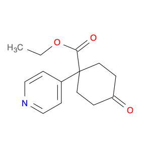 4-Oxo-1-pyridin-4-yl-cyclohexanecarboxylic acid ethyl ester