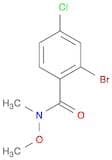 Benzamide, 2-bromo-4-chloro-N-methoxy-N-methyl-